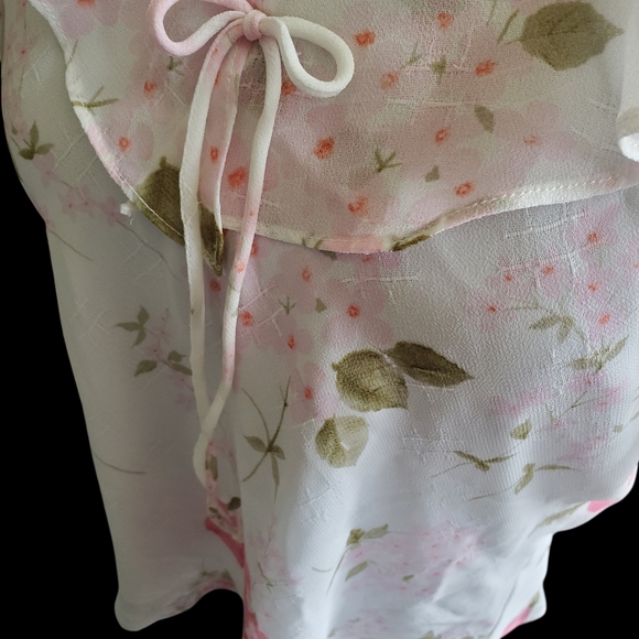 Midnight Velvet Pink Floral Blouse - Picture 4 of 4